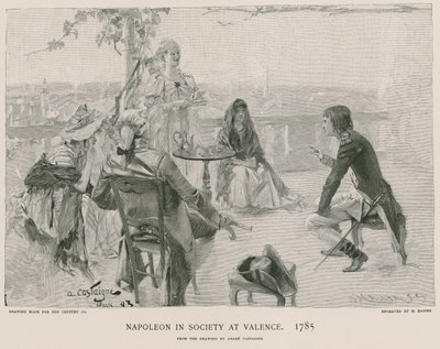 Napoleon i samhället i Valence av French School