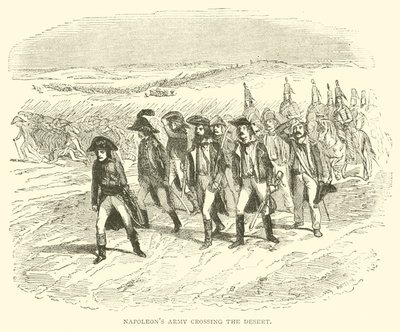Napoleons armé korsar öknen (gravyr) av French School