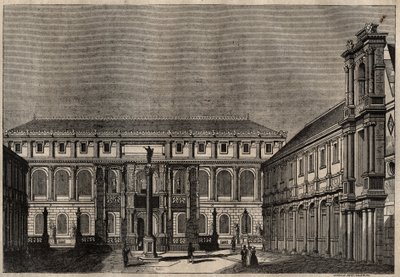 National School of Fine Arts i Paris, gravyr av French School
