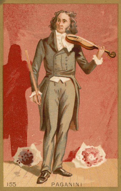 Niccolo Paganini, italiensk violinist och kompositör av French School