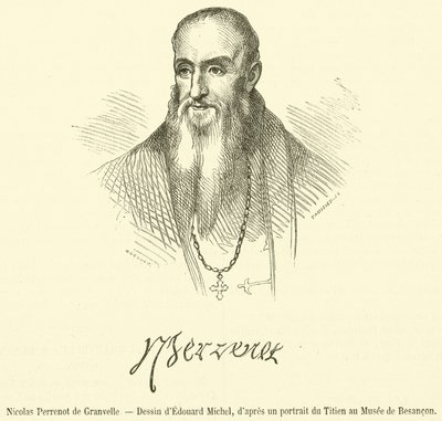 Nicolas Perrenot de Granvelle (gravyr) av French School