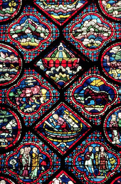 Noahs ark fönster, 1200-talet av French School