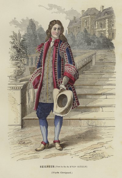 Adelsman, sent 1600-tal av French School