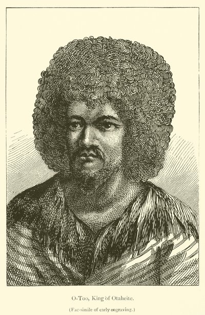 O-Too, König von Otaheite (Stich) von French School