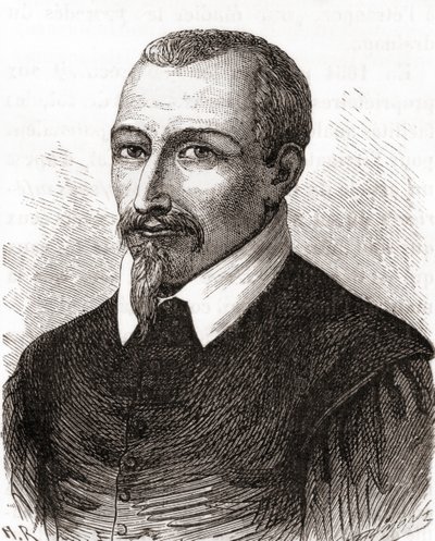 Olivier de Serres, från Les Merveilles de la Science, publicerad omkring 1870 (gravyr). av French School