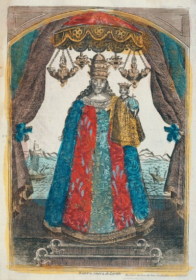 Our Lady of Loretto, sent 1700-tal av French School