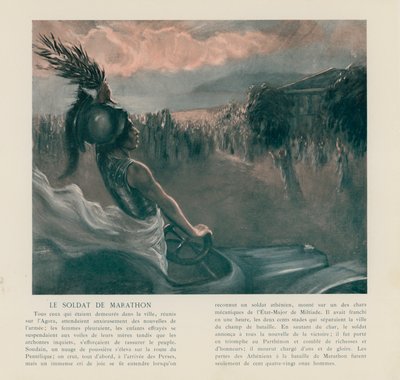Sida från Panhard & Levassors katalog (färg litho) av French School