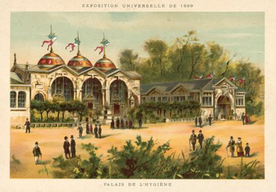 Hygienpalatset, världsutställningen 1889, Paris av French School