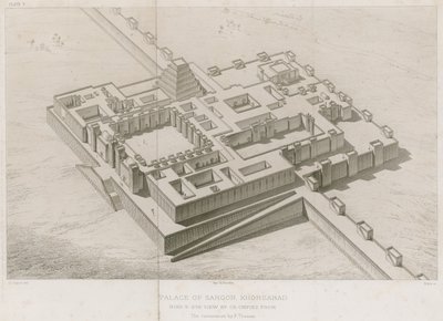 Palace of Sargon Khorsabad av French School