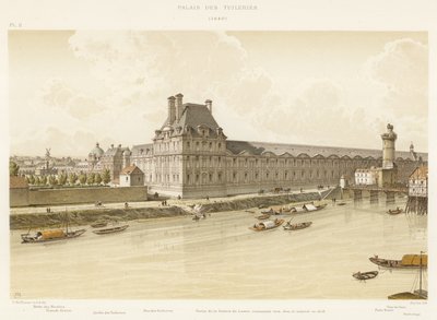 Tuileriepalatset, 1640 av French School