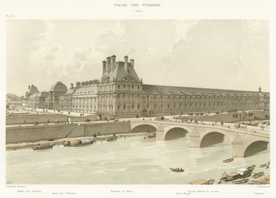 Tuileriepalatset, 1690 av French School