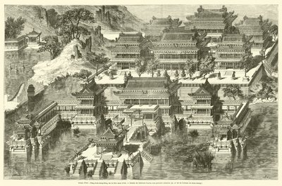 Sommarpalatset, Fang-hou-ching-king eller den oöverträffade platsen (gravyr) av French School