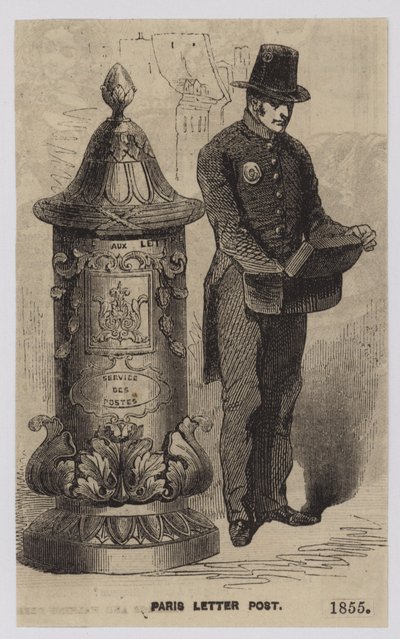 Paris brevpost, 1855 av French School