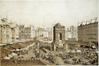Paris, Marché och de oskyldigas fontän av French School