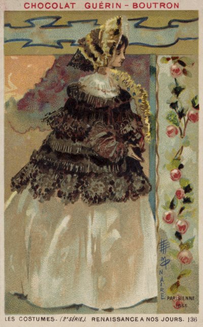 Parisiskt mode, 1855 av French School