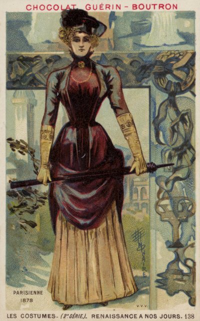 Parisiskt mode, 1878 av French School