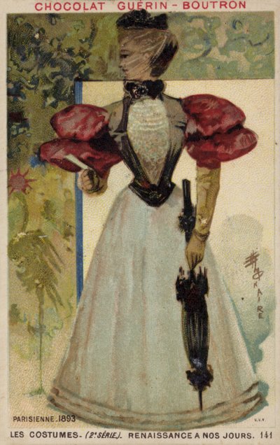 Parisiskt mode, 1893 av French School