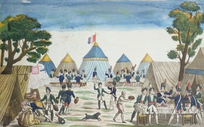 Parti som gavs till de ryska grenadjärerna av grenadjärerna i Grande Armée, 30 juni 1807 av French School