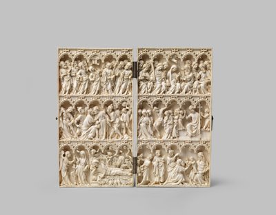 Passionsdiptyk, 1300-talet av French School