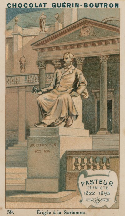 Pasteur, kemist, 1822-1895, etablerad vid Sorbonne av French School