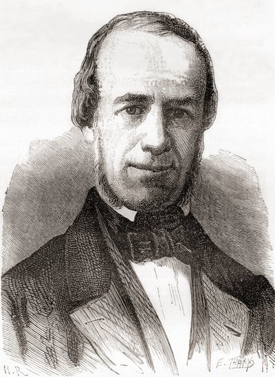 Paul-Gustave Froment, från Les Merveilles de la Science, publicerad ca 1870 (gravyr) av French School