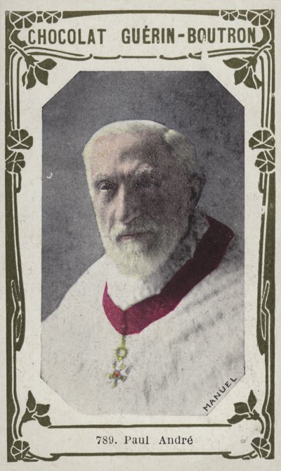Paul Andre (färgad bild) av French School