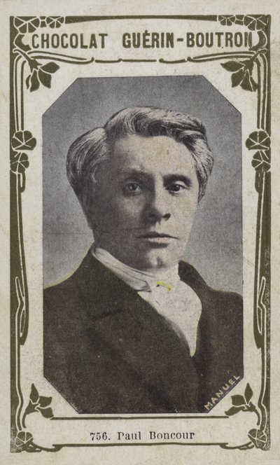 Paul Boncour (färgad bild) av French School