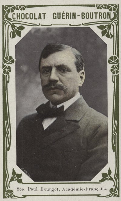 Paul Bourget, Academie-Francaise (färgad bild) av French School