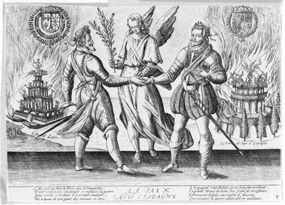 Fred med Spanien, 1598 av French School