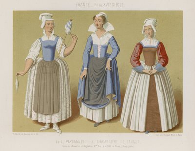 Bonden och kammarpigorna i Saumur av French School