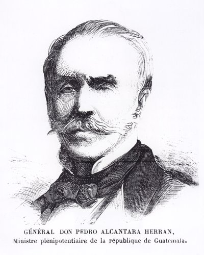 Pedro Alcantara Herrán (gravyr) av French School