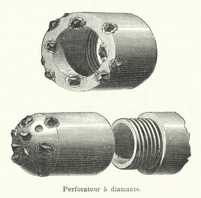 Diamantstans (gravyr) av French School