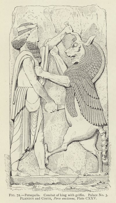 Persepolis, strid mellan kungen och gripen, Palace nr 3 av French School