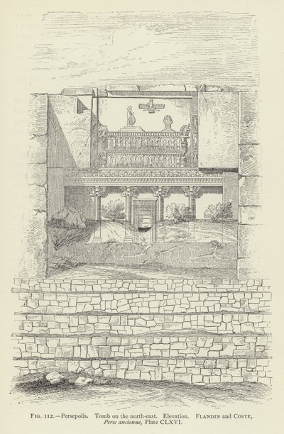 Persepolis, Grav i nordost, Höjd av French School