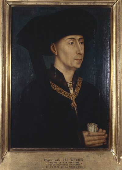 Filip III den gode/hertig av Burgund/överhuvud för orden av det gyllene skinnet av French School