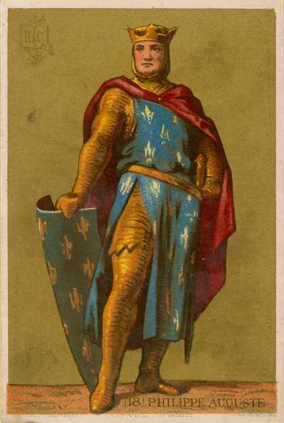 Filip II Auguste av French School