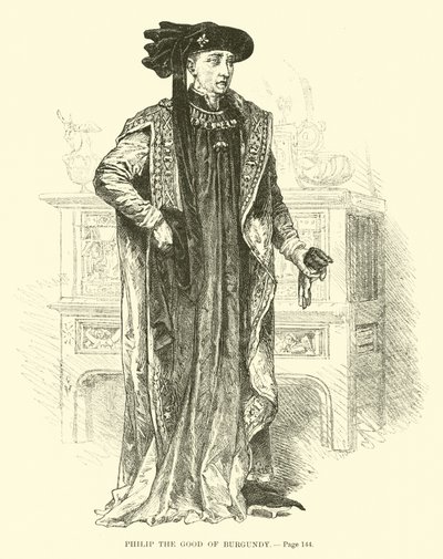 Filip den gode av Bourgogne av French School