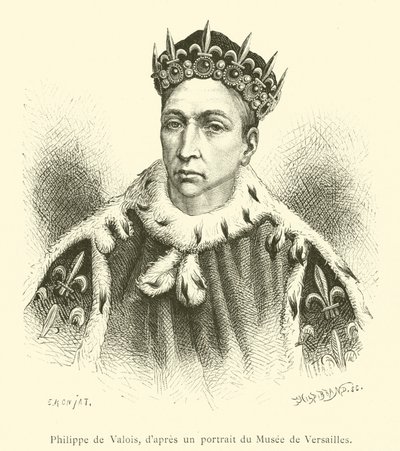 Filip av Valois (gravyr) av French School