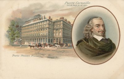 Pierre Corneille (färg litho) av French School