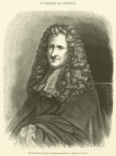 Pierre Corneille (gravyr) av French School