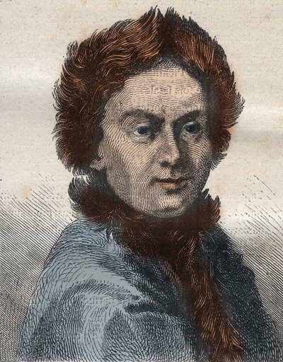 Pierre Louis Moreau de Maupertuis, astronom (1698 - 1759) - illustration hämtad från "The Grands Mariners of the 18th century"" av French School
