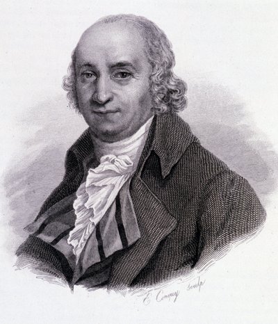 Pierre Samuel Dupont de Nemours (1739-1817) - i "" Porträtt av användbara män"" av French School