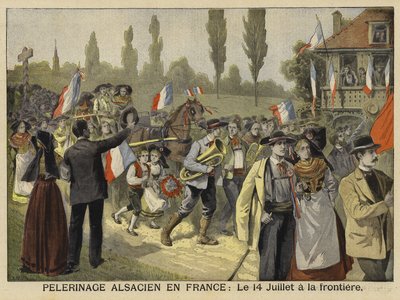 Elsassernas pilgrimsfärd till Frankrike, 14 juli 1897 av French School