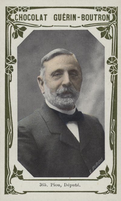 Piou, deputerad (färgad bild) av French School