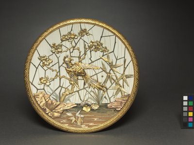 Plakett, gjord av Firm of Veuve Ferdinand Duvinage, återförs av Alphonse Giroux, ca 1880 av French School