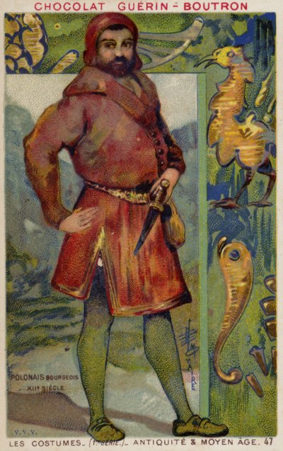 Polsk borgerlig dräkt, 1100-talet av French School
