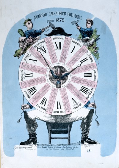 Politisk kalender för 1872 av French School
