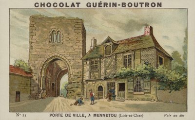 Stadsporten, i Mennetou, Loir-et-Cher av French School