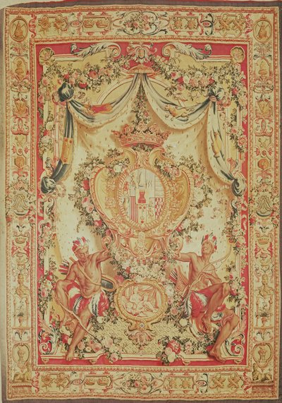 Portiere med vapenskölden av Louis-Antoine de Pardaillan de Gondrin, hertig av Antin, Gobelins fabrik, 1708-36 av French School