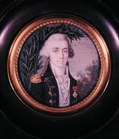 Miniatyrporträtt av Jean-Baptiste d
